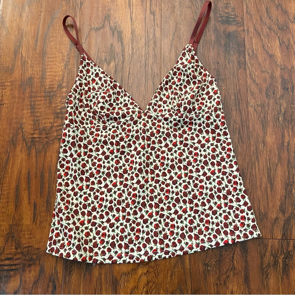 Vintage 90s y2k urban outfitters floral tank top